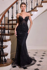 Ursula Gown - Mermaid Dress With Illusion Bodice