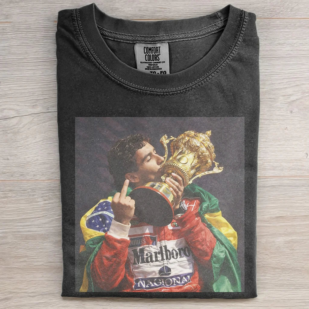 F1 Ayrton Senna Funny Meme T-Shirt