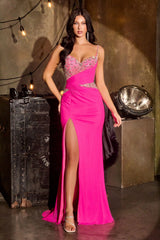 Bennett Gown - Crystal Bodice Open Back Dress
