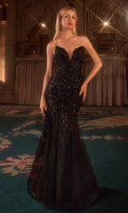 STEPHANIE GOWN - MERMAID EVENING DRESS WITH JACKET