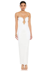 Nookie Adorn Pearl Gown - White