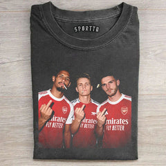 William Saliba & Martin Odegaard & Declan Rice Tee