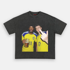 Sweden Football Style Tee 3.5