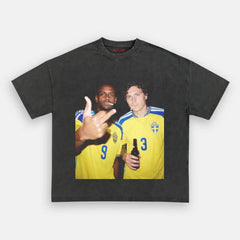 Sweden Football Style Tee 2.1