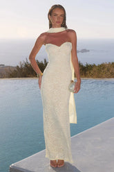 Amana Maxi Dress - Lemon