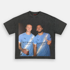 Erling Haaland & Rayan Cherki Tee