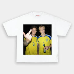 Sweden Football Style Tee 2.8