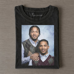 JALEN BRUNSON & Joshua Aaron Hart – White Streetwear Graphic T-Shirt