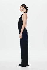 Misha Vanessa Jersey Maxi Dress - Black