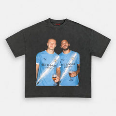 Erling Haaland & Rayan Cherki Tee 2.0
