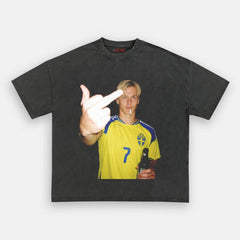 Sweden Football Style Tee 6