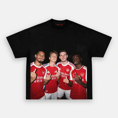 William Saliba & Martin Odegaard & Declan Rice & Bukayo Saka Tee 2.0