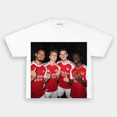 William Saliba & Martin Odegaard & Declan Rice & Bukayo Saka Tee 2.0