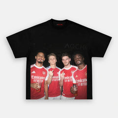 William Saliba & Martin Odegaard & Declan Rice & Bukayo Saka Tee 3.0