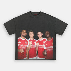 William Saliba & Martin Odegaard & Declan Rice & Bukayo Saka Tee 3.0