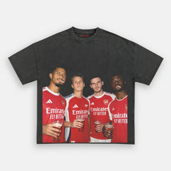 William Saliba & Martin Odegaard & Declan Rice & Bukayo Saka Tee
