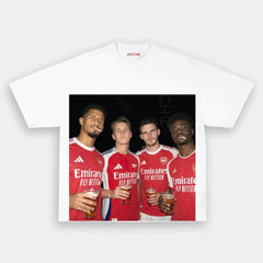 William Saliba & Martin Odegaard & Declan Rice & Bukayo Saka Tee