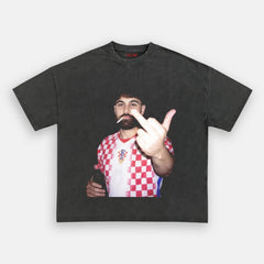 Croatia Football Style Tee