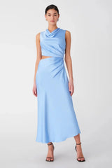 Misha Amadeus Midi Dress - Hydrangea Blue