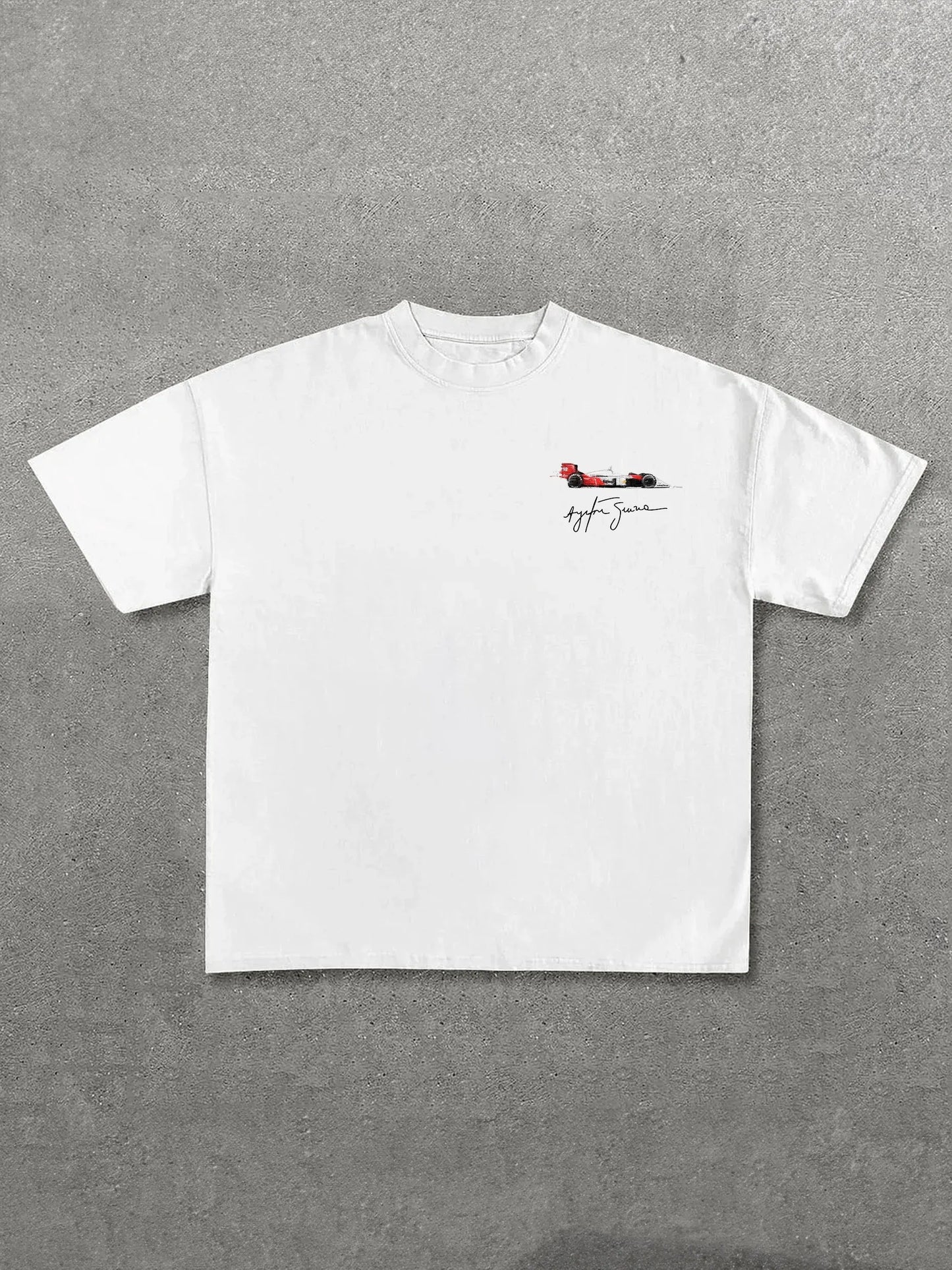 Ferrari Formula 1 Ayrton Senna Printed Unisex Oversized T-shirt