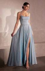 Eileen Gown - Elegant Shimmer Drape Formal Dress