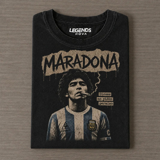 Maradona Dioses No Piden Permiso T-Shirt