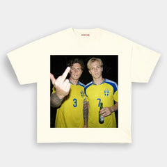Sweden Football Style Tee 2.8
