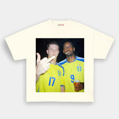Sweden Football Style Tee 2.7