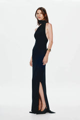 Misha Nicolette Jersey Maxi Dress - Black
