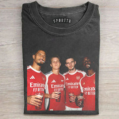 William Saliba & Martin Odegaard & Declan Rice & Bukayo Saka Tee