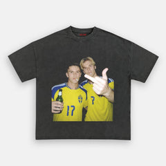 Sweden Football Style Tee 3.4
