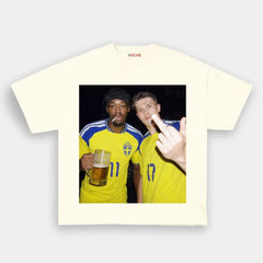 Sweden Football Style Tee 3.5