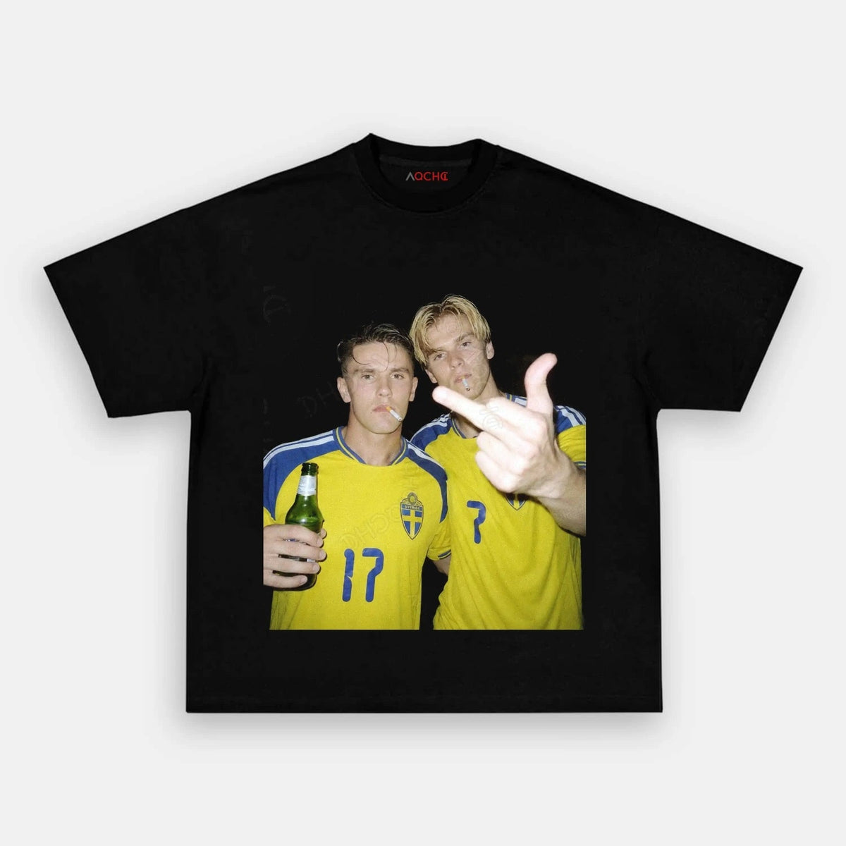 Sweden Football Style Tee 3.4