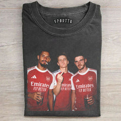 William Saliba & Martin Odegaard & Declan Rice Tee