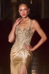 Rio Gown - Fitted Halter Evening Dress