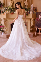 WL034 - Lace Wedding Ball Gown - Andrea & Leo
