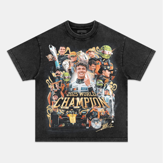 LANDO NORRIS 2025 WORLD CHAMPION V2 TEE