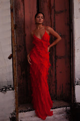 Amorie - Ruffle Dress with Romantic Look