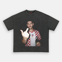 Croatia Football Style Tee