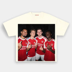 William Saliba ＆ Martin Odegaard ＆ Declan Rice ＆ Bukayo Saka Tee 2.0